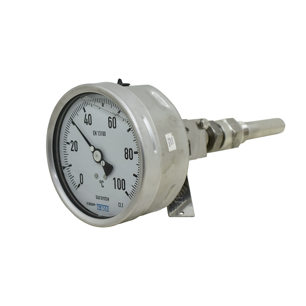 Wika telescopic temperature gauge 100 degrees length 10