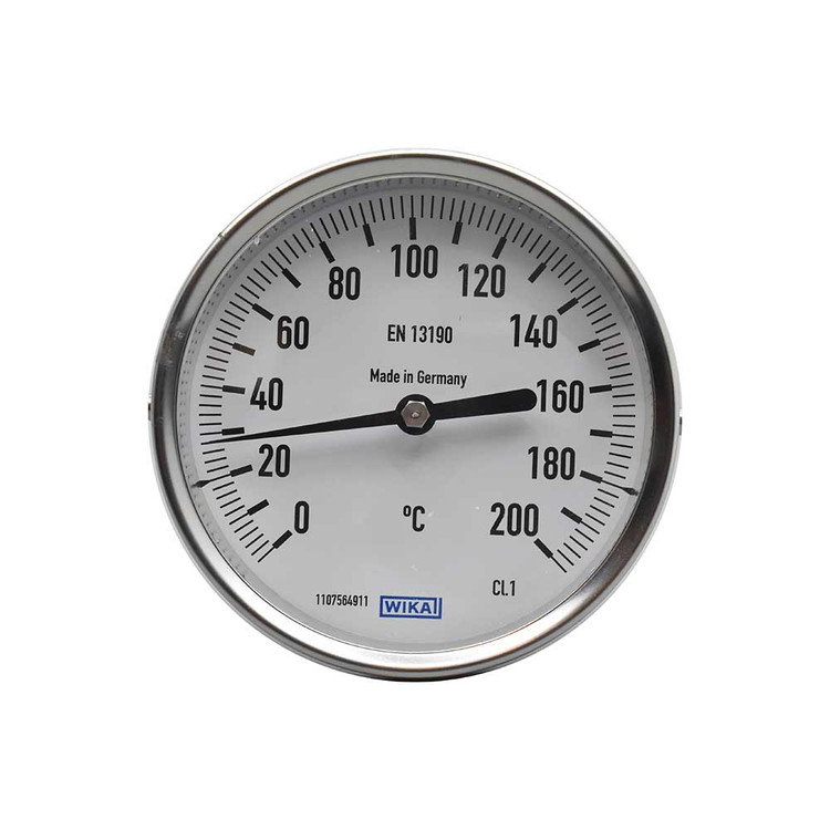 Wika horizontal thermometer 10 cm 200 degrees length 10