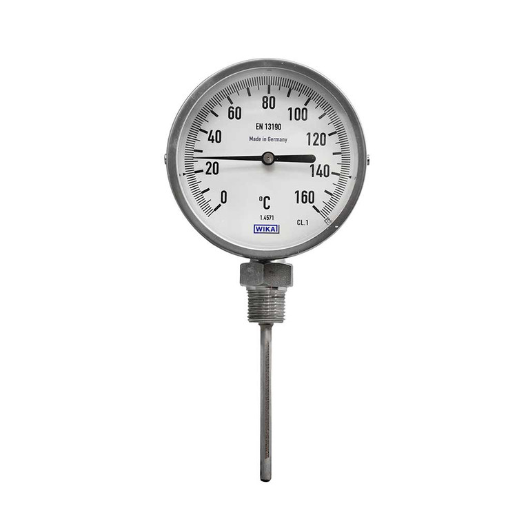 Wika vertical thermometer 10 cm 160 degrees length 10