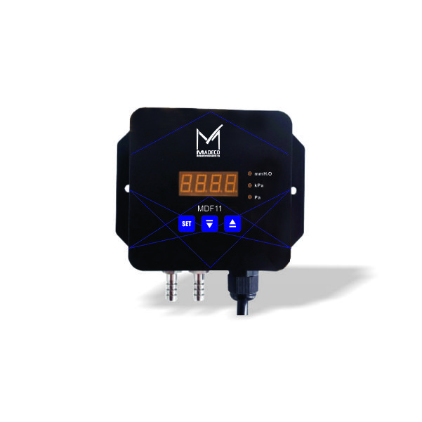 گیج تفاضلی فشار دیجیتال مدکو مدل MDF11 (2.5- تا 2.5+ kPa)